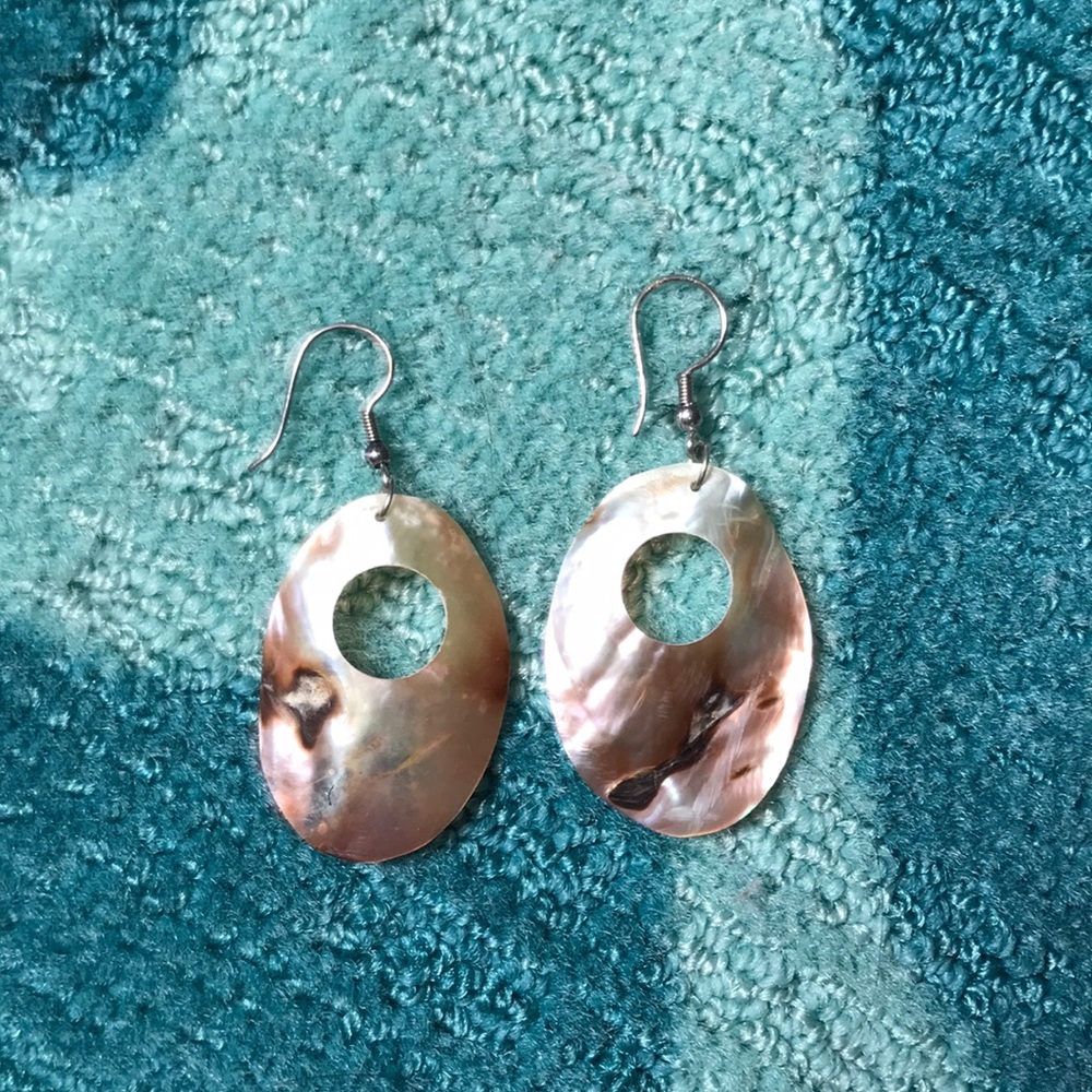 Conch Shell Earrings - image 1